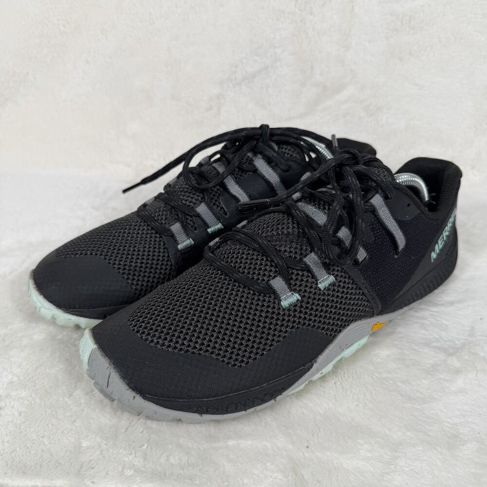 Merrell Trail Glove 6 Women’s 8.5 Black Barefoot Minimalist Trail Shoes Vibram